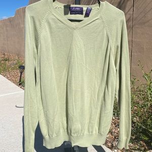 J. Ashford Men’s pistachio green sweater